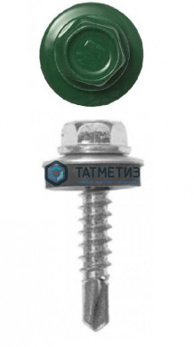 Саморез окраш.кров. 5,5х19 /6005/ DAXMER M (10х250) -  магазин крепежа «ТАТМЕТИЗ»