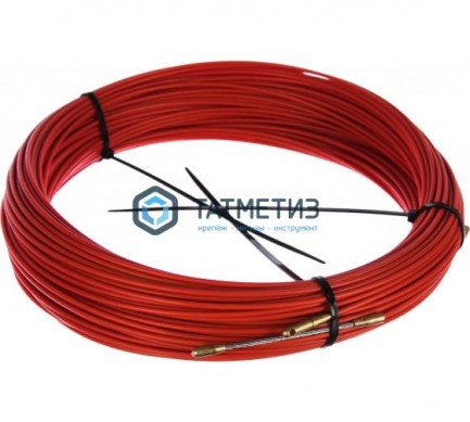 Протяжка кабельная REXANT (мини УЗК в бухте), стеклопруток, d=3,5 мм 70 м, красная |  «ТАТМЕТИЗ» Протяжка кабельная REXANT (мини УЗК в бухте), стеклопруток, d=3,5 мм 70 м, красная -  магазин крепежа «ТАТМЕТИЗ»