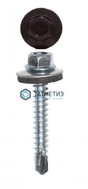 Саморез окраш.кров. 4,8х35 /8019/ DAXMER MS  (10х250) |  «ТАТМЕТИЗ» Саморез окраш.кров. 4,8х35 /8019/ DAXMER MS  (10х250) -  магазин крепежа «ТАТМЕТИЗ»