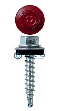 Саморез окраш.кров. 4,8х29 /3005/ DAXMER MS (10х250) |  «ТАТМЕТИЗ» Саморез окраш.кров. 4,8х29 /3005/ DAXMER MS (10х250) -  магазин крепежа «ТАТМЕТИЗ»