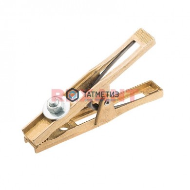 Зажим крокодил 200 А 140 мм для сварки (латунь) САТУРН Профи РОССИЯ |  «ТАТМЕТИЗ» Зажим крокодил 200 А 140 мм для сварки (латунь) САТУРН Профи РОССИЯ -  магазин крепежа «ТАТМЕТИЗ»