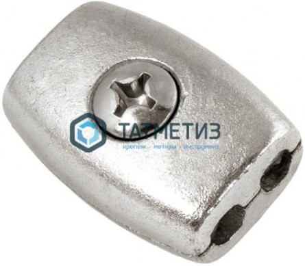 Зажим "Бочонок" 4  (100 шт/уп) |  «ТАТМЕТИЗ» Зажим "Бочонок" 4  (100 шт/уп) -  магазин крепежа «ТАТМЕТИЗ»