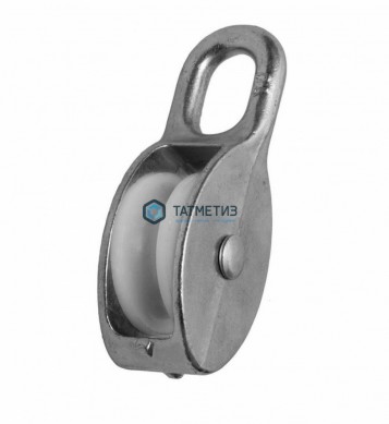 Блок одинарный пласт оц. 20  (3/4") |  «ТАТМЕТИЗ» Блок одинарный пласт оц. 20  (3/4") -  магазин крепежа «ТАТМЕТИЗ»