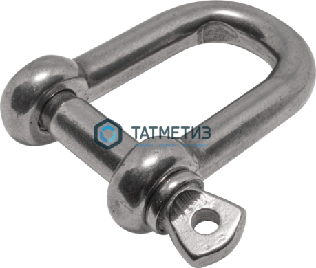 Скоба такелажная прямая А4  6мм |  «ТАТМЕТИЗ» Скоба такелажная прямая А4  6мм -  магазин крепежа «ТАТМЕТИЗ»