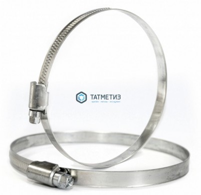 Хомут червячный  240-260мм - 9мм |  «ТАТМЕТИЗ» Хомут червячный  240-260мм - 9мм -  магазин крепежа «ТАТМЕТИЗ»