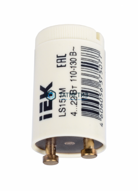 Стартер LS151M, 4-22 Вт, 110-130 В, ИЭК |  «ТАТМЕТИЗ» Стартер LS151M, 4-22 Вт, 110-130 В, ИЭК -  магазин крепежа «ТАТМЕТИЗ»