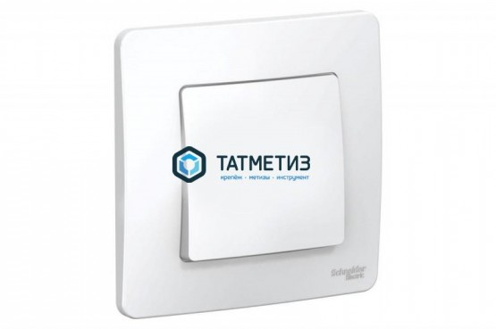 Выключатель 1-кл. ОП BLANCA, 10A IP 20, 250B, белый, с изол. пластиной |  «ТАТМЕТИЗ» Выключатель 1-кл. ОП BLANCA, 10A IP 20, 250B, белый, с изол. пластиной -  магазин крепежа «ТАТМЕТИЗ»