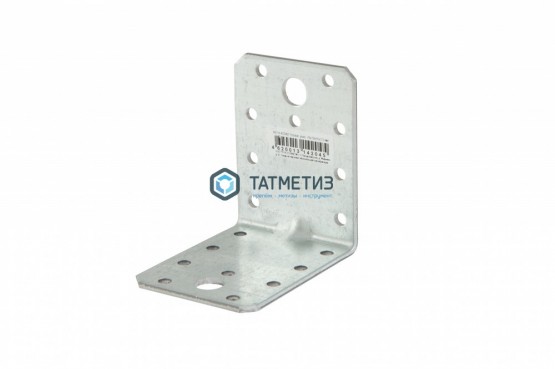 Крепежный усиленный уголок KUU  70x70x55 х 2,0 мм |  «ТАТМЕТИЗ» Крепежный усиленный уголок KUU  70x70x55 х 2,0 мм -  магазин крепежа «ТАТМЕТИЗ»