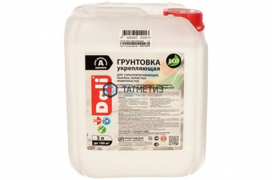Грунт акриловый укрепляющий DALI 5 л. |  «ТАТМЕТИЗ» Грунт акриловый укрепляющий DALI 5 л. -  магазин крепежа «ТАТМЕТИЗ»