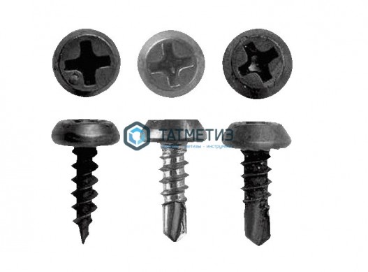 Саморез 3,5х9,5 остр  (20 х 1000 шт/уп) ТК |  «ТАТМЕТИЗ» Саморез 3,5х9,5 остр  (20 х 1000 шт/уп) ТК -  магазин крепежа «ТАТМЕТИЗ»