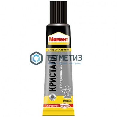 Клей Момент Кристал, тюбик 30мл |  «ТАТМЕТИЗ» Клей Момент Кристал, тюбик 30мл -  магазин крепежа «ТАТМЕТИЗ»
