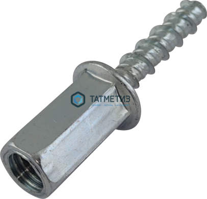 Анкер-шуруп по бетону 6х35мм, PMB, с внутренней резьбой  М8/10 Белый цинк (50 шт/уп) |  «ТАТМЕТИЗ» Анкер-шуруп по бетону 6х35мм, PMB, с внутренней резьбой  М8/10 Белый цинк (50 шт/уп) -  магазин крепежа «ТАТМЕТИЗ»