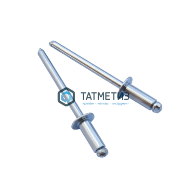 Заклепки ZKST  ст/ст 4,8x18  (3000/300шт./уп.) DR |  «ТАТМЕТИЗ» Заклепки ZKST  ст/ст 4,8x18  (3000/300шт./уп.) DR -  магазин крепежа «ТАТМЕТИЗ»