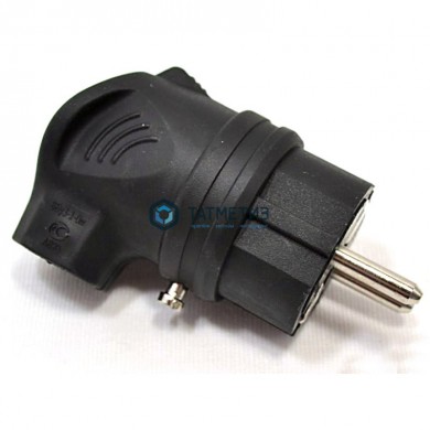 Эл.вилка угловая с/з ОМЕГА IP44 ВБу3-1-0м каучук ИЭК |  «ТАТМЕТИЗ» Эл.вилка угловая с/з ОМЕГА IP44 ВБу3-1-0м каучук ИЭК -  магазин крепежа «ТАТМЕТИЗ»