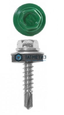 Саморез окраш.кров. 5,5х19 /6029/ DAXMER M (10х250) |  «ТАТМЕТИЗ» Саморез окраш.кров. 5,5х19 /6029/ DAXMER M (10х250) -  магазин крепежа «ТАТМЕТИЗ»