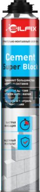 Клей-пена SILFIX Cement Super Block для газобетонных блоков 750 мл / 12 |  «ТАТМЕТИЗ» Клей-пена SILFIX Cement Super Block для газобетонных блоков 750 мл / 12 -  магазин крепежа «ТАТМЕТИЗ»