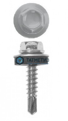 Саморез окраш.кров. 5,5х19 /7004/  (250 шт/уп)  МК |  «ТАТМЕТИЗ» Саморез окраш.кров. 5,5х19 /7004/  (250 шт/уп)  МК -  магазин крепежа «ТАТМЕТИЗ»
