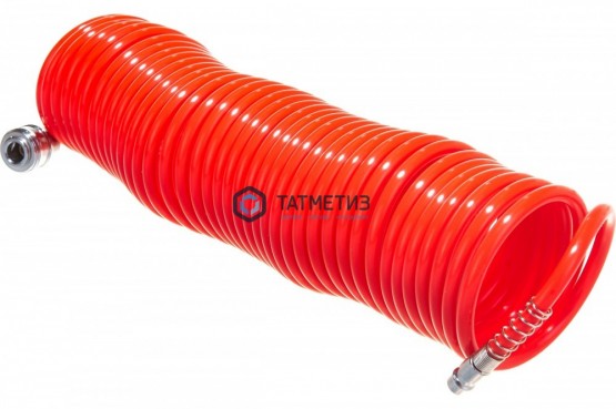 Шланг спиральный воздушный, 15 м, с быстросъемными соединениями// Matrix |  «ТАТМЕТИЗ» Шланг спиральный воздушный, 15 м, с быстросъемными соединениями// Matrix -  магазин крепежа «ТАТМЕТИЗ»