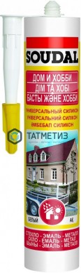 Герметик силиконовый SOUDAL универсальный БЕЛЫЙ 280 мл / 15 |  «ТАТМЕТИЗ» Герметик силиконовый SOUDAL универсальный БЕЛЫЙ 280 мл / 15 -  магазин крепежа «ТАТМЕТИЗ»