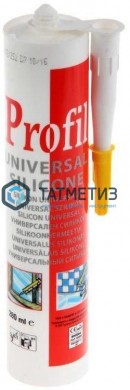 Герметик силиконовый Profil универсальный БЕЛЫЙ 270 мл / 15 |  «ТАТМЕТИЗ» Герметик силиконовый Profil универсальный БЕЛЫЙ 270 мл / 15 -  магазин крепежа «ТАТМЕТИЗ»