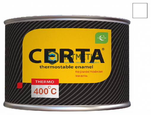 Эмаль термостойкая  БЕЛАЯ  Церта до 700 С, 0,4 кг- |  «ТАТМЕТИЗ» Эмаль термостойкая  БЕЛАЯ  Церта до 700 С, 0,4 кг- -  магазин крепежа «ТАТМЕТИЗ»