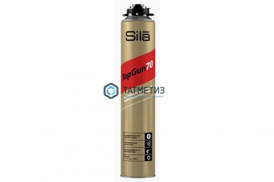 Пена монтажная проф Sila Pro TopGun 70 880 мл /12 |  «ТАТМЕТИЗ» Пена монтажная проф Sila Pro TopGun 70 880 мл /12 -  магазин крепежа «ТАТМЕТИЗ»