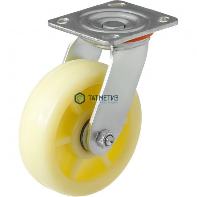 Колеса большегрузные НЕЙЛОН поворотное с площадкой d 125 мм |  «ТАТМЕТИЗ» Колеса большегрузные НЕЙЛОН поворотное с площадкой d 125 мм -  магазин крепежа «ТАТМЕТИЗ»