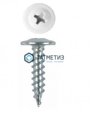 Саморез п/ш остр. 4,2x19  RAL 9003  (1000 шт/уп) |  «ТАТМЕТИЗ» Саморез п/ш остр. 4,2x19  RAL 9003  (1000 шт/уп) -  магазин крепежа «ТАТМЕТИЗ»