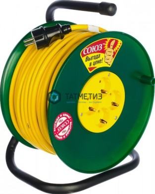 Удлинитель на кат. 4х30м б/з, ПВС 2х1,5, 3500 Вт, IP20, 16А, Атлант |  «ТАТМЕТИЗ» Удлинитель на кат. 4х30м б/з, ПВС 2х1,5, 3500 Вт, IP20, 16А, Атлант -  магазин крепежа «ТАТМЕТИЗ»