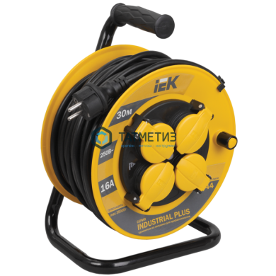 Удлинитель на кат. 4х30м с/з, ПВС 3х2,5, 4000 Вт, IP20, 16А, Атлант |  «ТАТМЕТИЗ» Удлинитель на кат. 4х30м с/з, ПВС 3х2,5, 4000 Вт, IP20, 16А, Атлант -  магазин крепежа «ТАТМЕТИЗ»