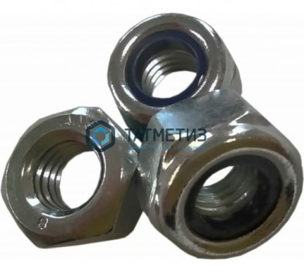 Гайка самоконтр DIN 985, оц М12  КП10 |  «ТАТМЕТИЗ» Гайка самоконтр DIN 985, оц М12  КП10 -  магазин крепежа «ТАТМЕТИЗ»