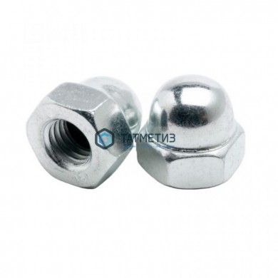 Гайка колпачковая DIN 1587, оц М12 |  «ТАТМЕТИЗ» Гайка колпачковая DIN 1587, оц М12 -  магазин крепежа «ТАТМЕТИЗ»