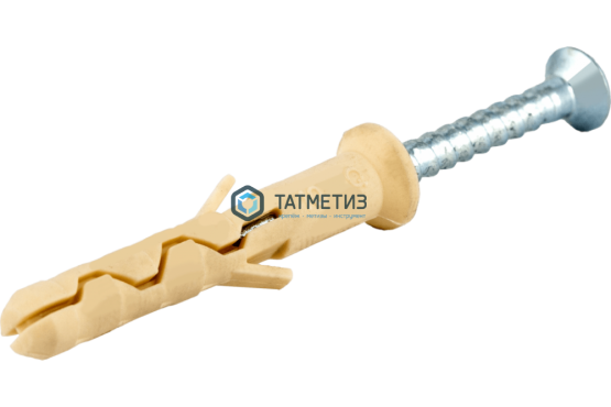 Дюбель-гвоздь  6х40 гриб (150 шт/уп) КТ |  «ТАТМЕТИЗ» Дюбель-гвоздь  6х40 гриб (150 шт/уп) КТ -  магазин крепежа «ТАТМЕТИЗ»