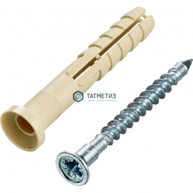 Дюбель-гвоздь  6х60 потай (1500 шт/уп) ТК нейлон |  «ТАТМЕТИЗ» Дюбель-гвоздь  6х60 потай (1500 шт/уп) ТК нейлон -  магазин крепежа «ТАТМЕТИЗ»