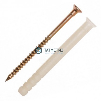 Дюбель-гвоздь  6х60 потай (200 шт/уп) ТК нейлон |  «ТАТМЕТИЗ» Дюбель-гвоздь  6х60 потай (200 шт/уп) ТК нейлон -  магазин крепежа «ТАТМЕТИЗ»