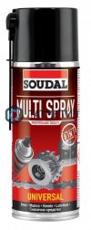 Смазка SOUDAL многофункциональная Multi Spray, 400 мл |  «ТАТМЕТИЗ» Смазка SOUDAL многофункциональная Multi Spray, 400 мл -  магазин крепежа «ТАТМЕТИЗ»