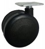 Колесо мебельное поворотное, черный нейлон FWP60 |  «ТАТМЕТИЗ» Колесо мебельное поворотное, черный нейлон FWP60 -  магазин крепежа «ТАТМЕТИЗ»