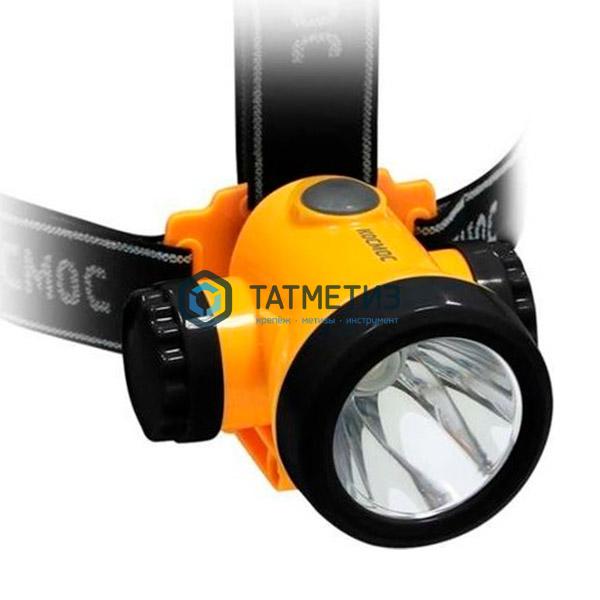 Фонарь налобный аккум. Космос, 3W LED, 3.7V,1200 mAh, 240Lm, 8ч Фонарь налобный аккум. Космос, 3W LED, 3.7V,1200 mAh, 240Lm, 8ч