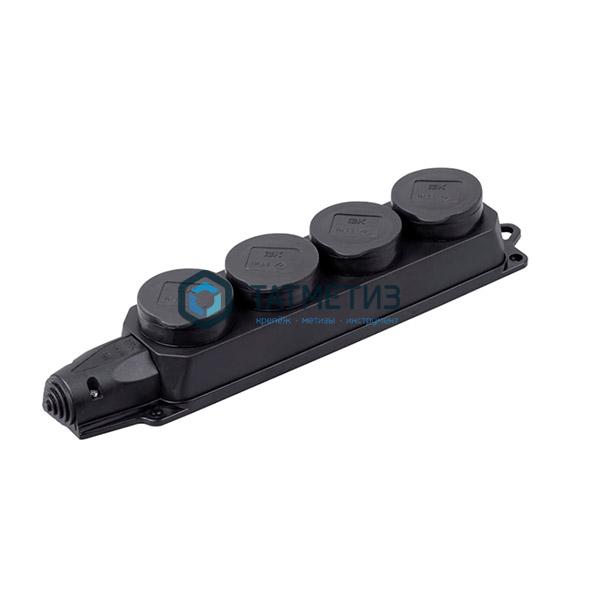 Розетка (колодка) 3-м Омега РБ33-1-0м с защ. крышкой IP44 каучук ИЭК Розетка (колодка) 3-м Омега РБ33-1-0м с защ. крышкой IP44 каучук ИЭК