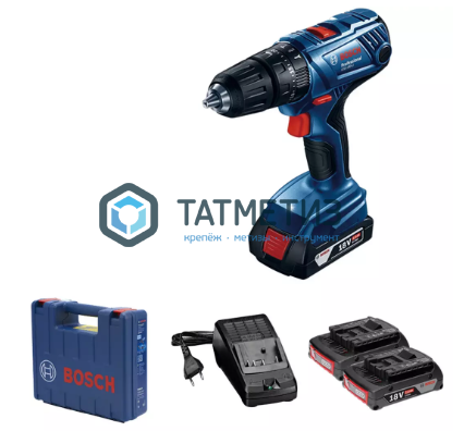 Дрель-шуруповерт аккумуляторная Bosch GSB 180-LI 2x2,0 Ач Дрель-шуруповерт аккумуляторная Bosch GSB 180-LI 2x2,0 Ач