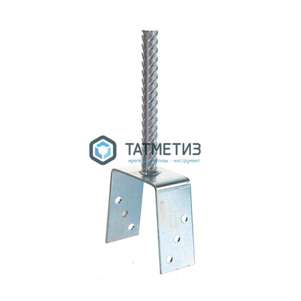 Основание колонны бруса на 100 мм, 120х100х100х6,0 мм, Н=250 мм, д=20 мм,  покрытие: ZINGA (4) Основание колонны бруса на 100 мм, 120х100х100х6,0 мм, Н=250 мм, д=20 мм,  покрытие: ZINGA (4)