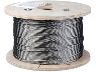 Трос ср.мягкости  ART 8379 7х7 А2 нержавейка   5мм (200 м/бух) |  «ТАТМЕТИЗ» Трос ср.мягкости  ART 8379 7х7 А2 нержавейка   5мм (200 м/бух) -  магазин «ТАТМЕТИЗ»