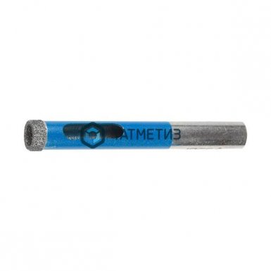 Сверло ЗУБР "ЭКСПЕРТ" алмазное трубчатое по стеклу, зерно 100, 22мм -  магазин крепежа «ТАТМЕТИЗ»