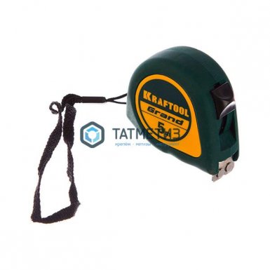 Рулетка KRAFTOOL GRAND, обрезиненный пластиковый корпус, 5м/19мм |  «ТАТМЕТИЗ» Рулетка KRAFTOOL GRAND, обрезиненный пластиковый корпус, 5м/19мм -  магазин «ТАТМЕТИЗ»