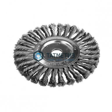 Щетка для УШМ дисковая 175 мм, 22 мм, STAYER, сплет в пучки стальн зак провол 0,5мм |  «ТАТМЕТИЗ» Щетка для УШМ дисковая 175 мм, 22 мм, STAYER, сплет в пучки стальн зак провол 0,5мм -  магазин «ТАТМЕТИЗ»