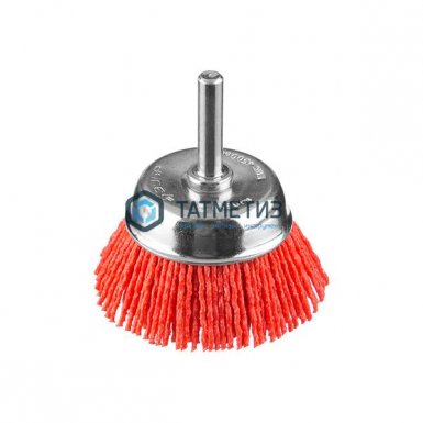 Щетка для дрели чашка  50 мм, нейлоновая проволока с абразивным покрытием, ЗУБР ПРОФ -  магазин крепежа «ТАТМЕТИЗ»