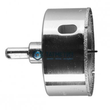 Коронка алмазная по кафелю и стеклу, d=73 мм, зерно Р 60, в сборе, ЗУБР Профессионал |  «ТАТМЕТИЗ» Коронка алмазная по кафелю и стеклу, d=73 мм, зерно Р 60, в сборе, ЗУБР Профессионал -  магазин «ТАТМЕТИЗ»