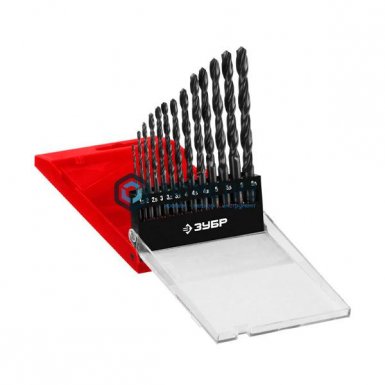 Набор сверл "МЕТ-ВП" по металлу парооксидированных, быстрорежущая сталь, 1,5-6,5мм, 13шт ЗУБР |  «ТАТМЕТИЗ» Набор сверл "МЕТ-ВП" по металлу парооксидированных, быстрорежущая сталь, 1,5-6,5мм, 13шт ЗУБР -  магазин «ТАТМЕТИЗ»