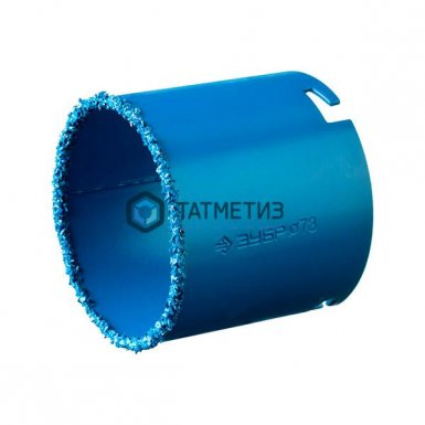 Коронка с карбид-вольфрамовой крошкой 73 мм, высота 55мм ЗУБР "ЭКСПЕРТ" |  «ТАТМЕТИЗ» Коронка с карбид-вольфрамовой крошкой 73 мм, высота 55мм ЗУБР "ЭКСПЕРТ" -  магазин «ТАТМЕТИЗ»