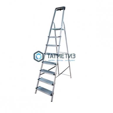 Стремянка 8 ступеней, алюм. с лотком-органайзером, ступень 130 мм |  «ТАТМЕТИЗ» Стремянка 8 ступеней, алюм. с лотком-органайзером, ступень 130 мм -  магазин «ТАТМЕТИЗ»